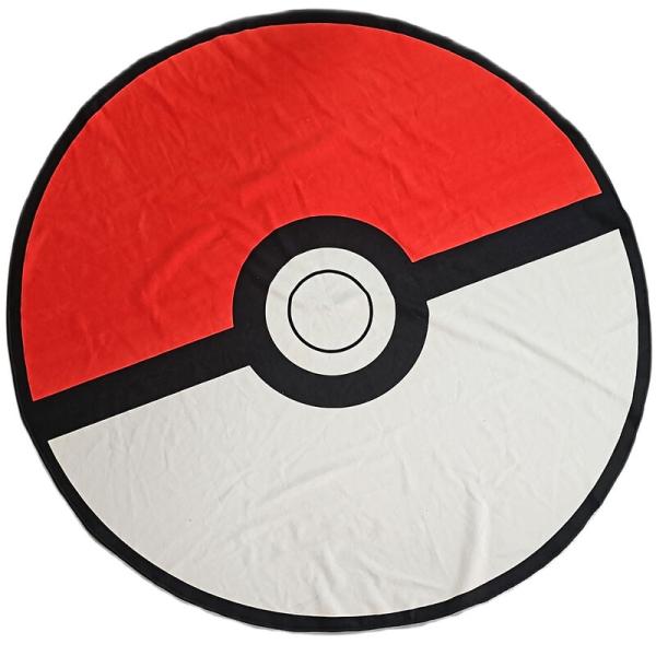 ポケモン ビーチタオル バスタオル ポケボール モンスターボール 円形
