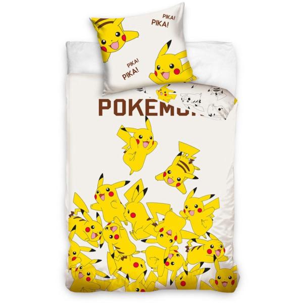 ポケモン Pokemon ピカチュウ ピカチュー シングル 掛け布団カバー+枕