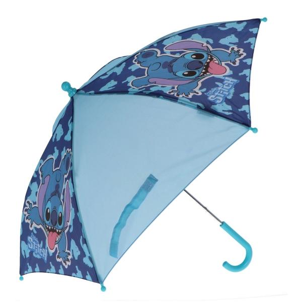 リロ&スティッチ Lilo & Stitch　子供用　幼児用　傘　雨傘　手開き　マニュアルオープン　親骨サイズ40cm　直径70cm　 全長55cm