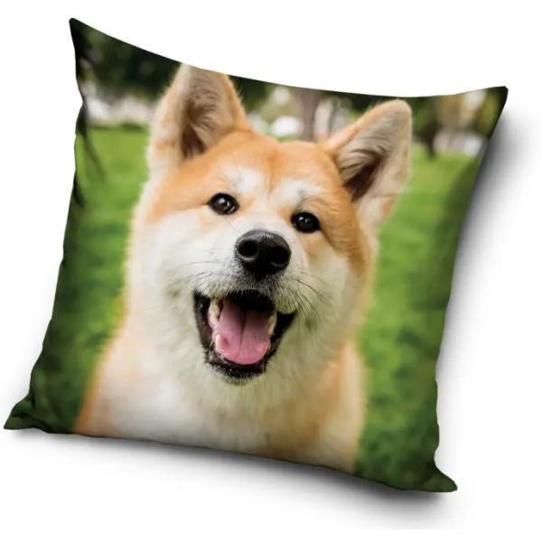 犬　子犬　柴犬　クッション　枕　背あて　40cm x 40cm