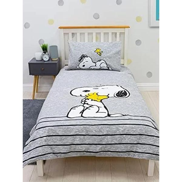 スヌーピー　ピーナッツ　SNOOPY PEANUTS　シングル　掛け布団カバー　+　枕カバー　セット