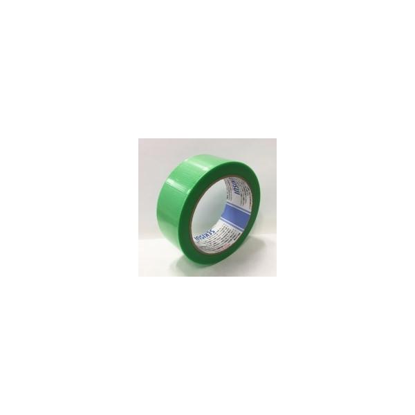 薄くて丈夫なプラスチックフィルム基材に、特殊粘着剤を塗布した、糊残りしにくいテープです。各種養生資材の仮止め、一時固定用におすすめです。商品詳細：養生テープポリエチレンクロステープアクリル系粘着剤重ね貼り耐水性手で切れる色：緑外形寸法：幅３...