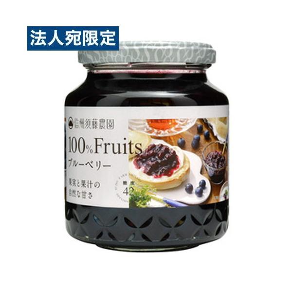 信州須藤農園 100％フルーツ ブルーベリー 340g ジャム パン 製菓 お