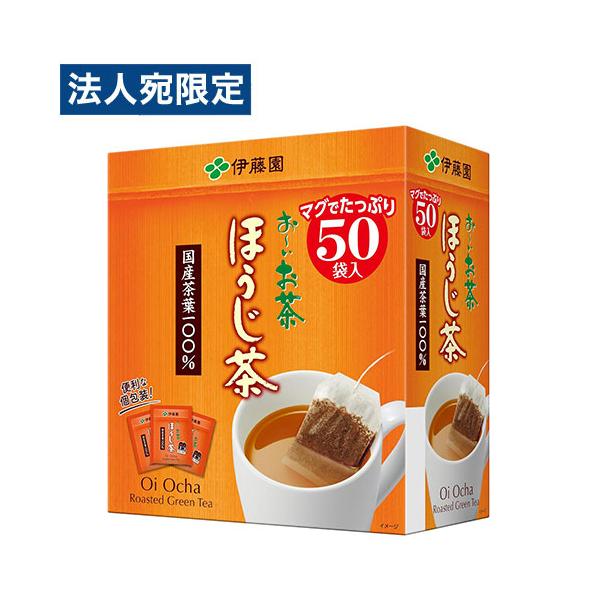 他サイト： おーいお茶 エコティーバッグ ほうじ茶 50袋入 伊藤園 お〜いお茶の商品画像