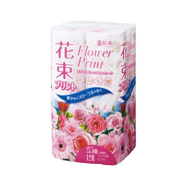 残りわずか フローラルの香り エコカラー花束 ダブル トイレットペーパー グッズ 便利 アイデア ピンク 送料無料 な全国一律 お得 2649 18r 6セット 日用品雑貨 文房具 手芸 日用消耗品 Abtr E