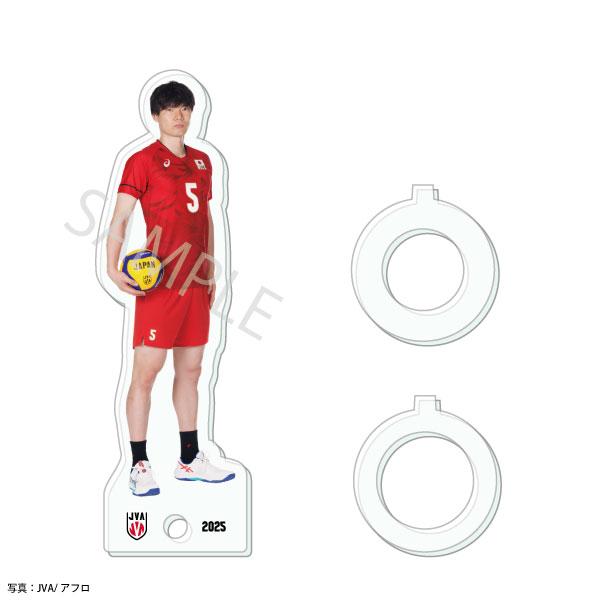 高橋選手大塚選手のアクリルスタンド アクリルスタンドリング 2025バレーボール男子日本代表 〈大塚達