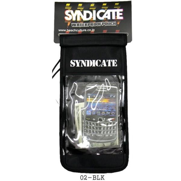 SYNDICATE(シンジケート) ウォータープルーフポーチ M (BLK) ES-050400WP1M商品コード：67079368177型番：ES-050400WP1M多目的に使える防滴タイプのポーチ。(完全防水ではありません。)水や砂か...