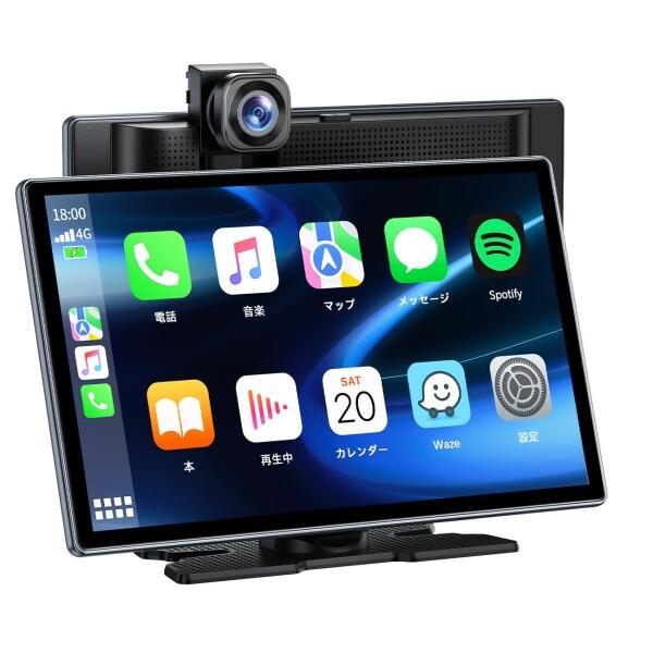 ✨新品✨ ディスプレイオーディオ 9インチ 4Kカメラ 2025新型 タッチ画面 LAMTTO オーディオ一体型ナビ 9インチIPSタッチスクリーン 4K+1080P