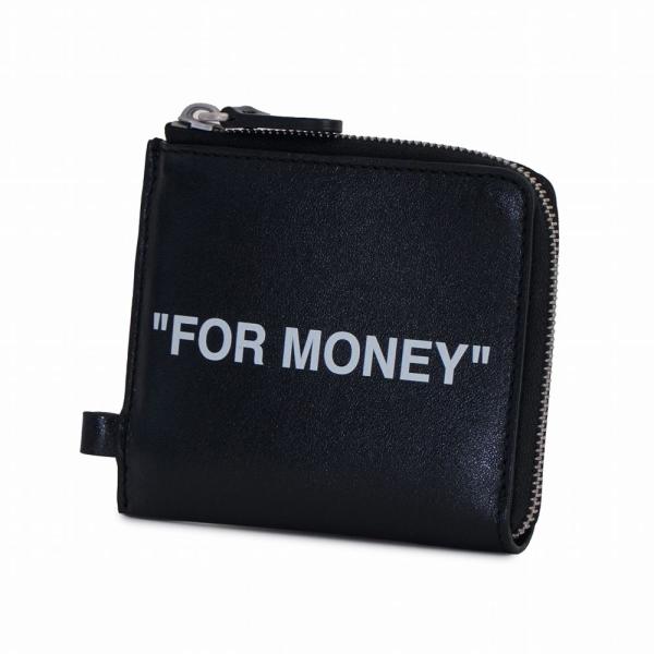 Off-White ブラック 二つ折り財布 off white（オフホワイト） 二つ折り財布 OMNC013R208530381001
