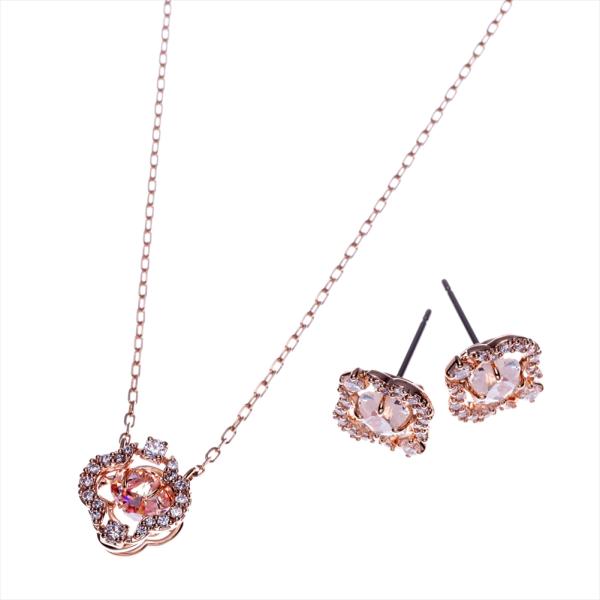SWAROVSKI（スワロフスキー） ネックレス/ピアスセット レディース
