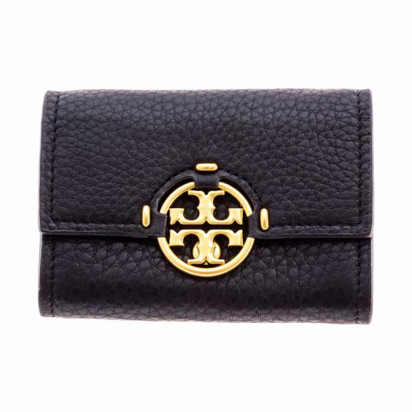 TORY BURCH ブラック 二つ折り財布 美品 Amazon | [トリーバーチ]二つ折り財布 ミラー ミニ財布 ブラック