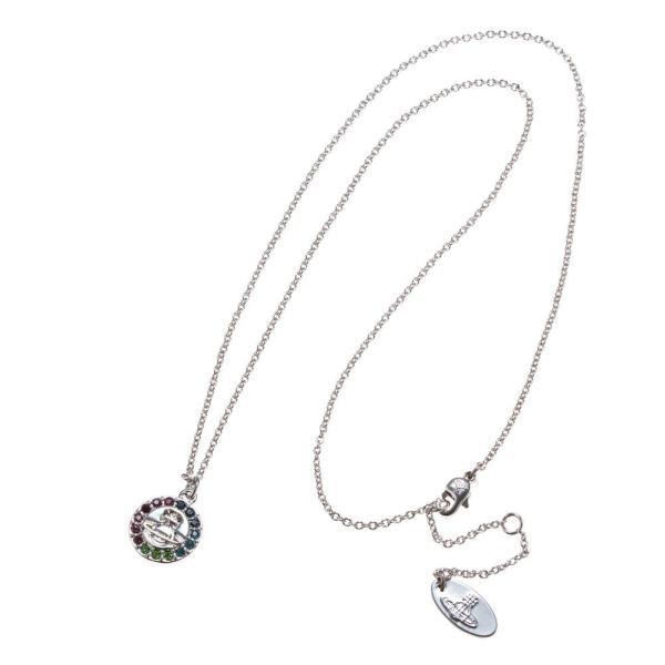 ヴィヴィアンウエストウッド ネックレス 63020282-W304 CLARETTA クラレッタ レディース シルバー×マルチカラー VIVIENNE WESTWOOD ポイント利用 爆買