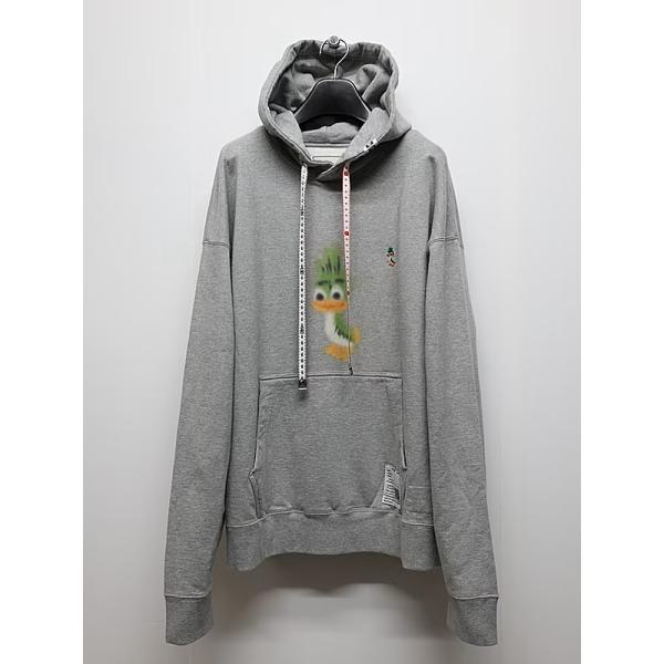 Maison MIHARA YASUHIRO・メゾン ミハラヤスヒロ/French Terry LEON PRINTED SWEAT HOODIE/GRAY