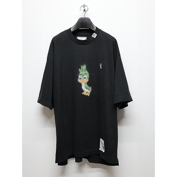 Maison MIHARA YASUHIRO・メゾン ミハラヤスヒロ/Jersey Stitch LEON PRINTED TEE/BLACK