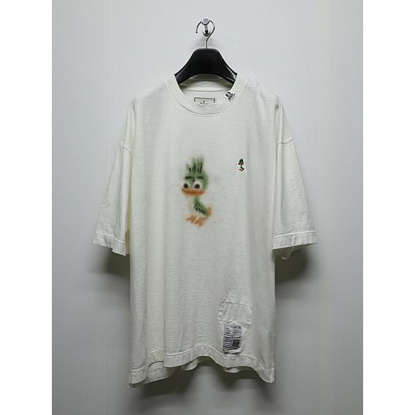 Maison MIHARA YASUHIRO・メゾン ミハラヤスヒロ/Jersey Stitch LEON PRINTED TEE/WHITE