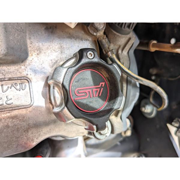 STIオイルフィラーキャップ　ラジエターキャップ 楽天市場】オイルフィラーキャップ（STI）純正ガスケット付き
