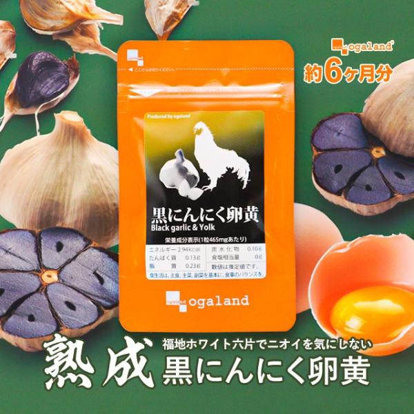 黒にんにく卵黄 (約6ヶ月分) サプリ サプリメント 国産 発酵 熟成 青森県産 福地ホワイト六片 DATS EPA ビタミン 元気 スタミナ 健康 アリシン ダイエット :hantosi-ni:オーガランド !店 通販 黒にんにく卵黄 (約6ヶ月分) サプリ サプリメント 国産 発酵 熟成 青森県産 福地ホワイト六片 DATS EPA ビタミン 元気 スタミナ 健康 アリシン ダイエット