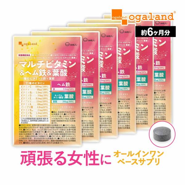 マルチビタミン ヘム鉄 葉酸 ポイント利用 サプリ サプリメント 爆買