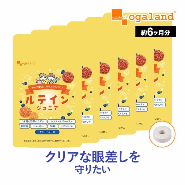 ⑥ モデーア ルテイン  賞味期限2026年3月 ogaland ルテインジュニア（約6ヶ月分）賞味期限2026年3月末まで