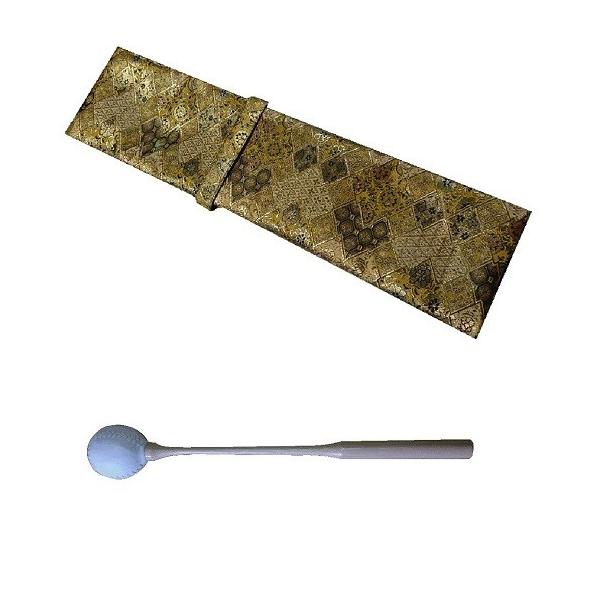 圓龍寺全籐倍10号・倍（木魚バチ）入れセット