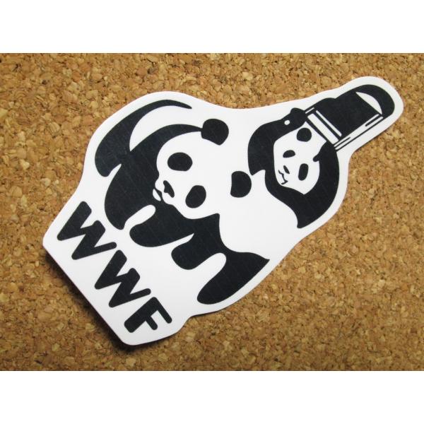 Wwf パンダ パロディー ステッカー 防水 シール 一枚 ブラック ホワイト アメリカンプロレス プロレス Wwe Nwo ぱんだ Buyee Buyee Japanese Proxy Service Buy From Japan Bot Online