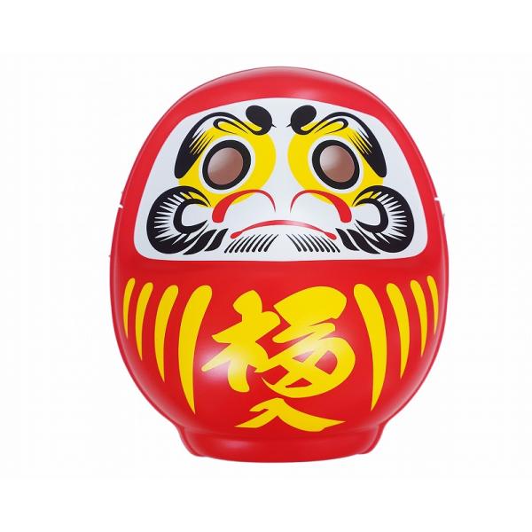 だるまのお面です。６枚セット　外国の方にも人気です。縁日やお祭りだけでなくお土産やイベント展示、コスプレパーティや宴会に。※個別に包装されていません。コスプレイベント・伝統おめん縁日・お祭り・町内会・宴会芸ダルマお面・達磨面・達摩・正月お面