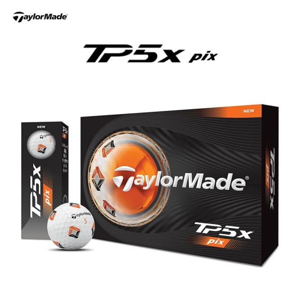TP5 テーラーメイド TP5x Pix ゴルフボール 2026年モデル 1ダース 12球