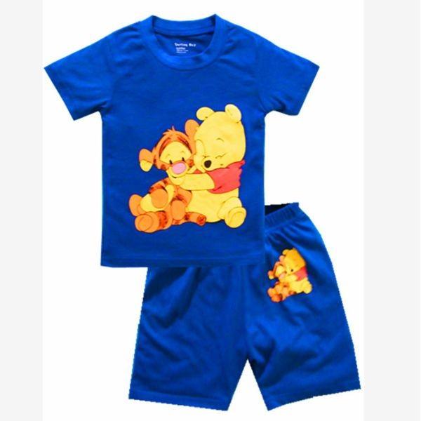 キッズ 子供服 ジュニア 上下セットルームウェア パジャマ 半袖 短パン ティガー プーさん 80cm 130cm 春夏 薄手綿100 0609 1 オグラコム 通販 Yahoo ショッピング
