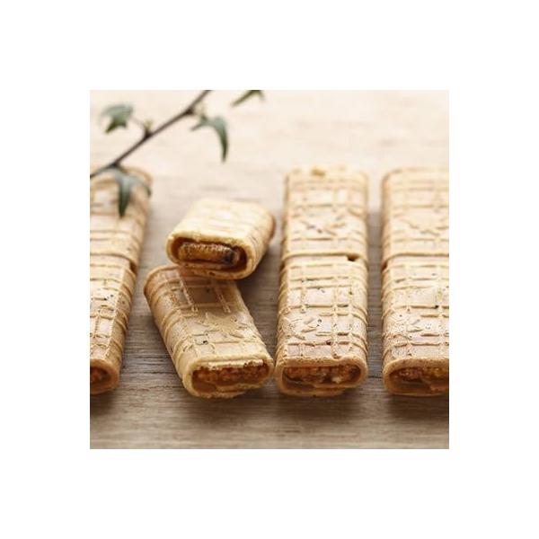 京風玉子せんべいで醤油あられを優しくつつんだ、小倉山荘だけのちょっと変わった個性派お菓子【内容量】8本入り 【寸法】ヨコ130×タテ170×深さ45mm【重量】0.12kg【包装対応 可　有料 1個22円】【京都・甘辛せんべい】《せんべい/...