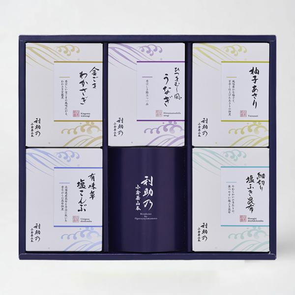 利助乃 DA-40 昆布佃煮詰合せ 小倉屋山本 父の日 夏ギフト お中元 お祝い お返し 内祝