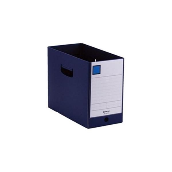 業務用100セット キングジム Gボックス 事務用品 ファイルボックス ヨコ型 ネイビー Pp製 4635n 幅155mm 4635n ネイビー 223 おしゃれガーデニング用品館