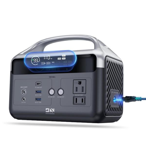 OMNIBATTポータブル電源 SD800、大容量768Wh LiFePO4 DARAN ポータブル電源ステーション 56000mAh、179.2Wh LiFePO4