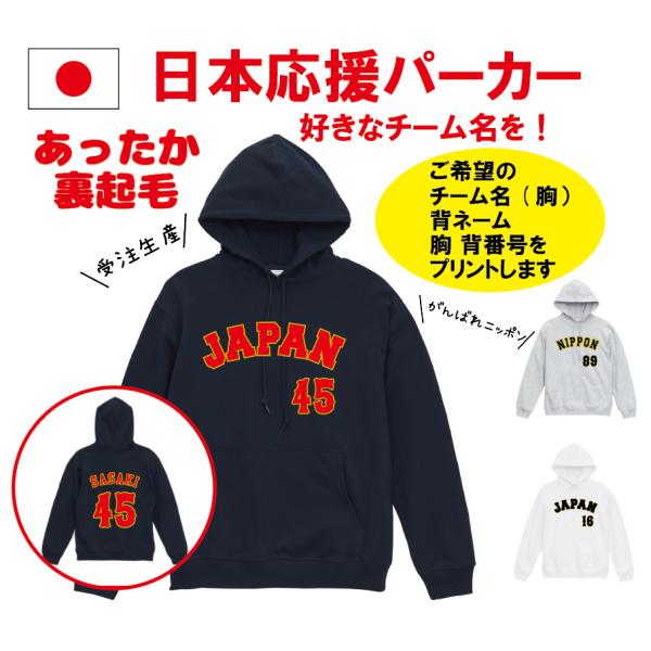 United Athle（ユナイテッドアスレ） 2026 裏起毛パーカー 背番号 名前