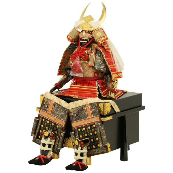 五月人形鎧飾り五月人形武田信玄公之鎧10号赤富士屏風飾り大越忠保作初節句赤富士屏風飾りこどもの日端午の節句お祝い端午の節句花広場