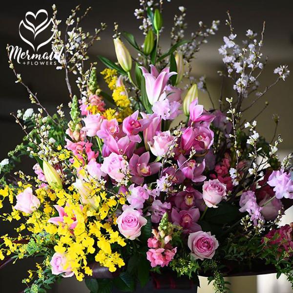 オーダーメイド スタンド花 開店花 開店祝い 開業祝い オープン祝い お祝い 贈り物 ビジネス 発表会 劇場 レストラン発表会 地域限定 Order Made プリティ マーメイド 通販 Yahoo ショッピング