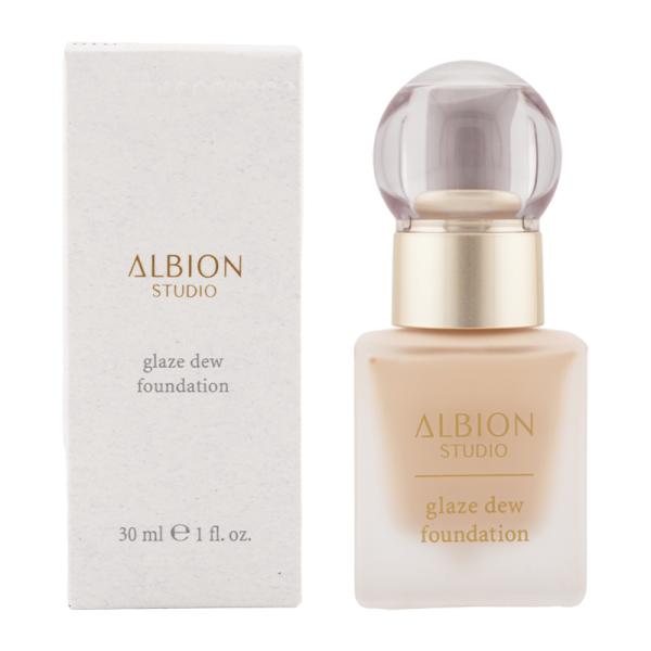 ALBION アルビオン グレイズデュウ ファンデーション 010ベージュ SPF28 PA+++ ツヤ肌 毛穴 キメ 色ムラ[ギフトラッピング対応]