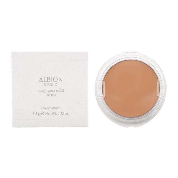 ALBION アルビオン タフウェア ソリッド 060 ベージュ レフィル 9.5g SPF50+ PA++++ UV 耐水 薄膜 紫外線 なめらかさ ツヤ [ギフトラッピング対応]