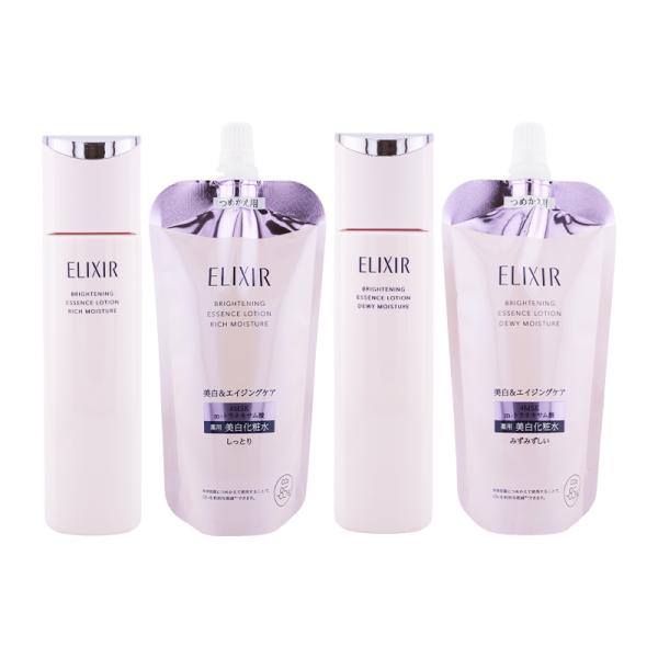 ELIXIR エリクシール 化粧水・乳液 各3点セット とってもしっとり詰め替え ELIXIR（エリクシール） [6種類から選べる]ELIXIR ブライトニング