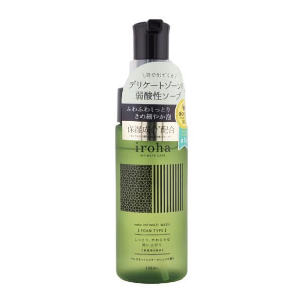 他サイト： iroha イロハ インティメートウォッシュ フォームタイプ ベルガモットとビターオレンジの香り 150mL 低刺激 デリケートゾーン [ギフトラッピング対応]の商品画像