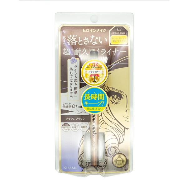 JAN　4901433038133【商品説明】02 ブラウンブラック限りなく黒に近い 深いブラウン超！耐久スーパー※1ウォータープルーフ処方耐水性の高い成分をオリジナル比率でブレンドした耐久処方。涙・汗・皮脂・こすれに強く、美しいラインを長...