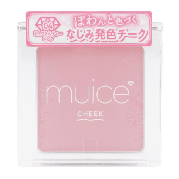 muice（ミュアイス） ぽわんチーク 04ピュアミルティーピンク 3.6g