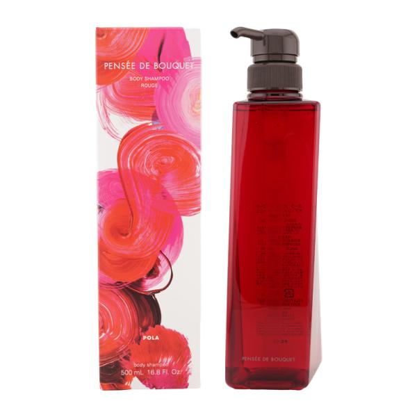 JAN 4953923307281【商品説明】多彩な表情を見せる花々の香りやデザイン、上質な使い心地が創造力を開放する、ボディケアブランド『パンセ ド ブーケ（PENS?E DE BOUQUET）』のボディシャンプー。ルージュの香りは、華や...