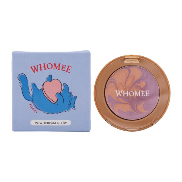 whomee  フーミー パウダリームグロウ  [ロシアンパープル] ハイライト ラメ ツヤ マーブルハイライター イガリシノブ[ギフトラッピング対応]