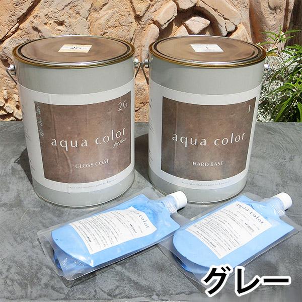 アクアカラー フロア用 グロスコート カラーセットは、粉塵を抑制する保護機能を持ち、コンクリートの風合いを生かしつつ自然な濃淡をつけたカラー仕上げが可能なコンクリートステイン塗料です。グロス仕上げは、トップコートにグロスコートを使用した5〜...