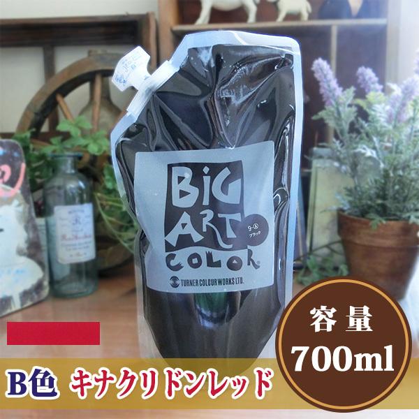 ビッグアートカラー キナクリドンレッド 700mlスパウトパック入り 屋外