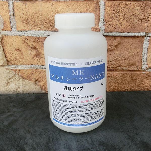 メーコー MKマルチシーラーNANO 透明 1L(約7平米) 内装用 浸透シーラー 
