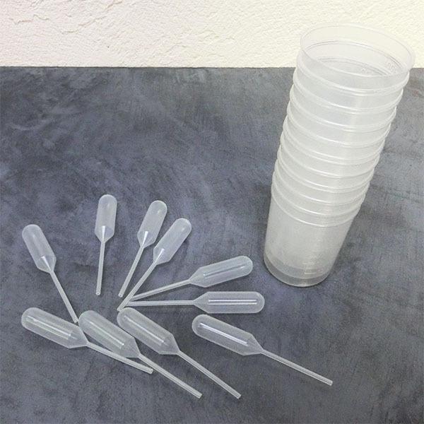 F܂̌vʂɕ֗ȃsybg(3.5cc)ƃfBX|Jbv(100cc)̊e10Zbg