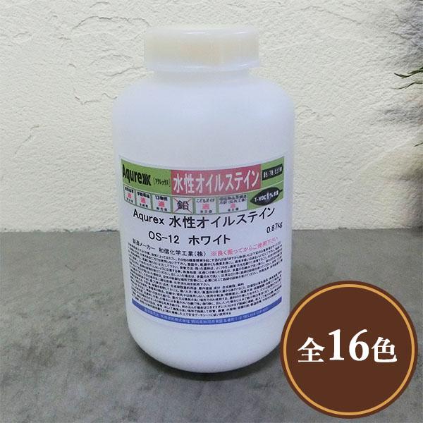 Aqurex 水性オイルステイン 0.87kg(17平米/1回塗り) アク Aqurex 水性オイルステイン 0.87kg(17平米/1回塗り) アク