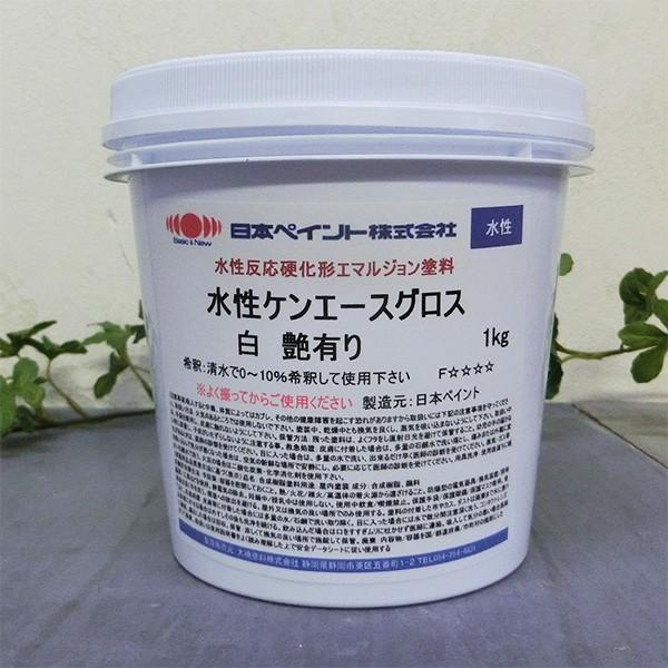 水性ケンエースグロス 白 艶有り 1kg 約8平米 1回塗り Suiseikennesuguros1 大橋塗料 Yahoo 店 通販 Yahoo ショッピング