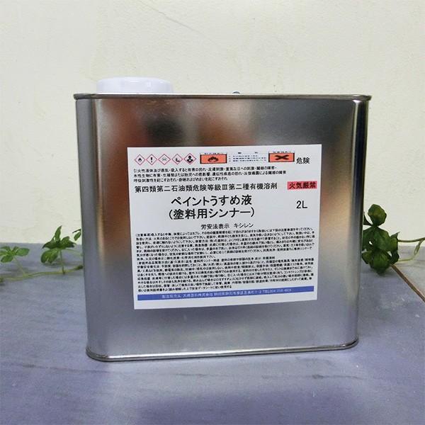 塗料用シンナーA 2L(小分け品) : 大橋塗料 Yahoo!店 - 通販 - Yahoo